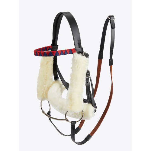 Hobby Horse Racing Bridle set Black
