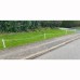 5 x 40 cm Garden Verge/Boundary posts with white rope to span up to 10m's 5 x 40 cm Garden Verge/Boundary posts with white rope to span up to 10m's