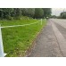 5 x 40 cm Garden Verge/Boundary posts with white rope to span up to 10m's 5 x 40 cm Garden Verge/Boundary posts with white rope to span up to 10m's