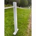 5 x 90cm Garden Verge/Boundary posts with white rope to span up to 10m's