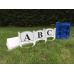 20 x 40 Partially Enclosed Dressage Arena with a Multi purpose corner set with a set of summit dressage markers (8) 20 x 40 Partially Enclosed Dressage Arena with a Multi purpose corner set with a set of summit dressage markers (8)