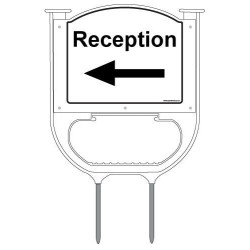 Reception directional Summit Sign