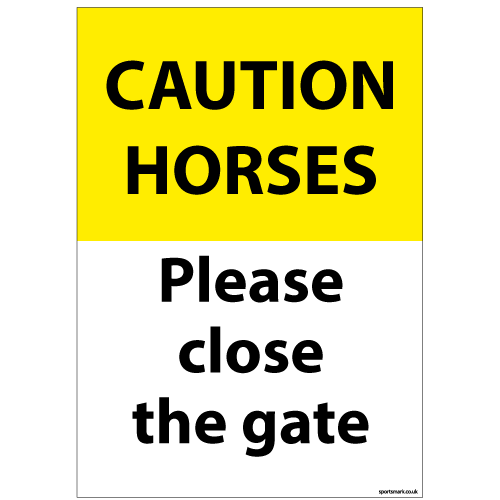 Caution Horses