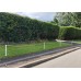3 x 40cm Garden Verge/Boundary posts with white rope to span up to 5m's