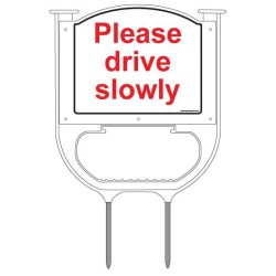 Please drive slowly Summit Sign