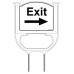 Exit (arrow)